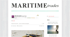 Desktop Screenshot of maritimetrades.tumblr.com