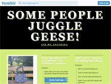Tablet Screenshot of jugglinggeese.tumblr.com