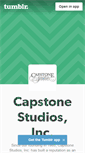 Mobile Screenshot of capstonestudios.tumblr.com
