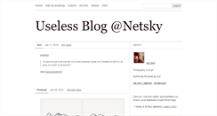 Desktop Screenshot of netsky.tumblr.com