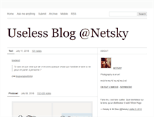 Tablet Screenshot of netsky.tumblr.com