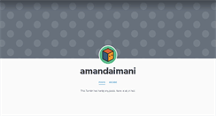 Desktop Screenshot of amandaimani.tumblr.com