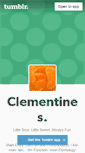 Mobile Screenshot of 23clementines.tumblr.com