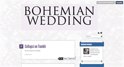 Desktop Screenshot of bohemianwedding.tumblr.com