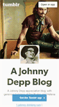 Mobile Screenshot of johnnydepps.tumblr.com