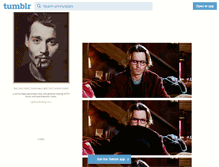 Tablet Screenshot of johnnydepps.tumblr.com