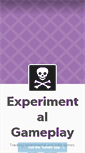 Mobile Screenshot of experimentalgameplay.tumblr.com