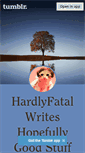 Mobile Screenshot of hardlyfatal.tumblr.com