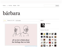 Tablet Screenshot of barbieandlife.tumblr.com