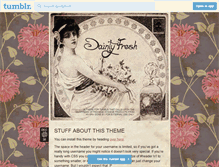 Tablet Screenshot of daintyfresh.tumblr.com