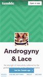 Mobile Screenshot of androgyny-and-lace.tumblr.com