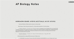 Desktop Screenshot of apbiofosho.tumblr.com