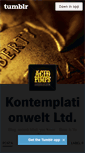 Mobile Screenshot of kontemplationwelt.tumblr.com