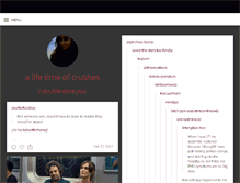 Tablet Screenshot of alifetimeofcrushes.tumblr.com