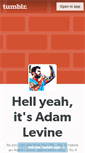 Mobile Screenshot of hellyeah-adamlevine.tumblr.com