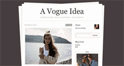 Desktop Screenshot of a-vogue-idea.tumblr.com
