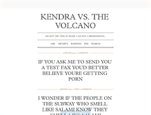 Tablet Screenshot of kendravsthevolcano.tumblr.com