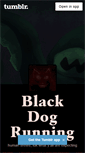 Mobile Screenshot of blackdogrunning.tumblr.com