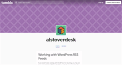 Desktop Screenshot of alstoverdesk.tumblr.com