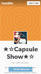 Mobile Screenshot of capsule-show.tumblr.com