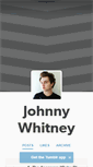 Mobile Screenshot of johnnywhitney.tumblr.com