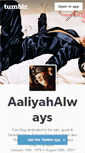 Mobile Screenshot of aaliyahalways.tumblr.com
