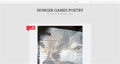 Desktop Screenshot of hunger-games-poetry.tumblr.com