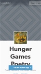 Mobile Screenshot of hunger-games-poetry.tumblr.com