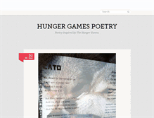 Tablet Screenshot of hunger-games-poetry.tumblr.com