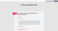 Desktop Screenshot of goldbackediraco.tumblr.com
