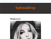 Tablet Screenshot of kylewaldrop.tumblr.com