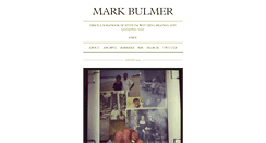 Desktop Screenshot of markbulmer.tumblr.com