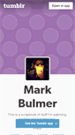 Mobile Screenshot of markbulmer.tumblr.com