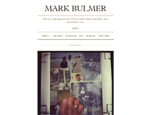 Tablet Screenshot of markbulmer.tumblr.com