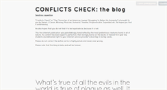 Desktop Screenshot of conflictscheck.tumblr.com