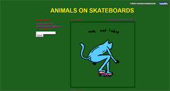 Desktop Screenshot of animalsonskateboards.tumblr.com