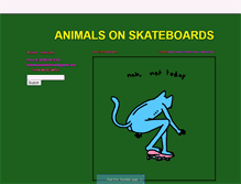 Tablet Screenshot of animalsonskateboards.tumblr.com