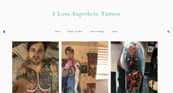 Desktop Screenshot of ilovesuperherotattoos.tumblr.com