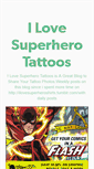 Mobile Screenshot of ilovesuperherotattoos.tumblr.com