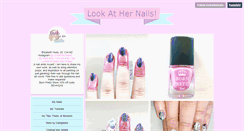 Desktop Screenshot of lookathernails.tumblr.com