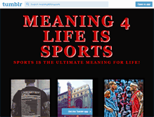 Tablet Screenshot of meaning4lifeissports.tumblr.com