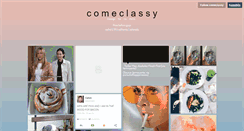 Desktop Screenshot of comeclassy.tumblr.com