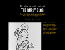 Tablet Screenshot of burlypress.tumblr.com