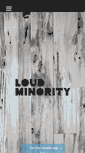Mobile Screenshot of loudminority.tumblr.com