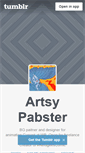 Mobile Screenshot of pabster.tumblr.com