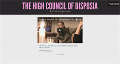 Desktop Screenshot of highcouncilofdisposia.tumblr.com