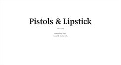 Desktop Screenshot of pistolsandlipstick.tumblr.com