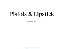 Tablet Screenshot of pistolsandlipstick.tumblr.com
