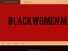 Tablet Screenshot of black-woman.tumblr.com