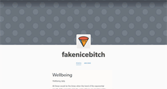 Desktop Screenshot of fakenicebitch.tumblr.com